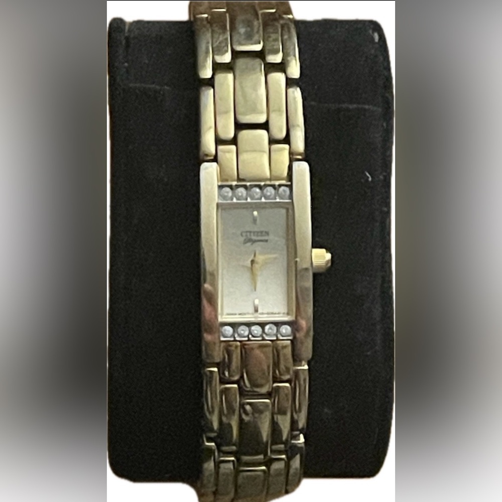 Citizen Elegance Rectangular Faced Watch Genuine … - image 4